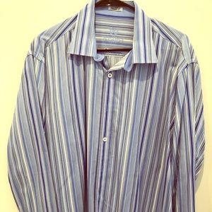 Blue Bugatchi long sleeve